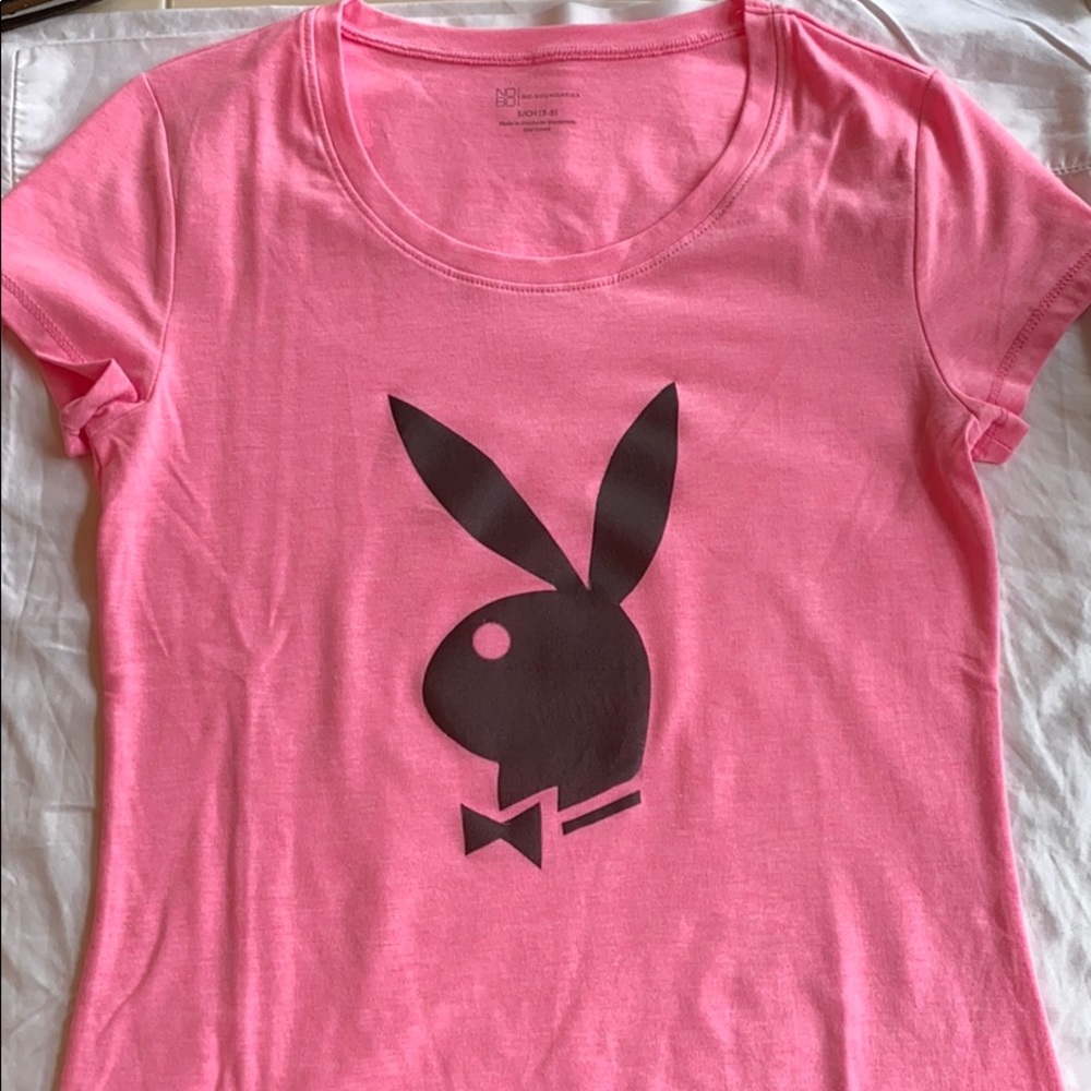 Hot pink playboy bunny T-Shirt